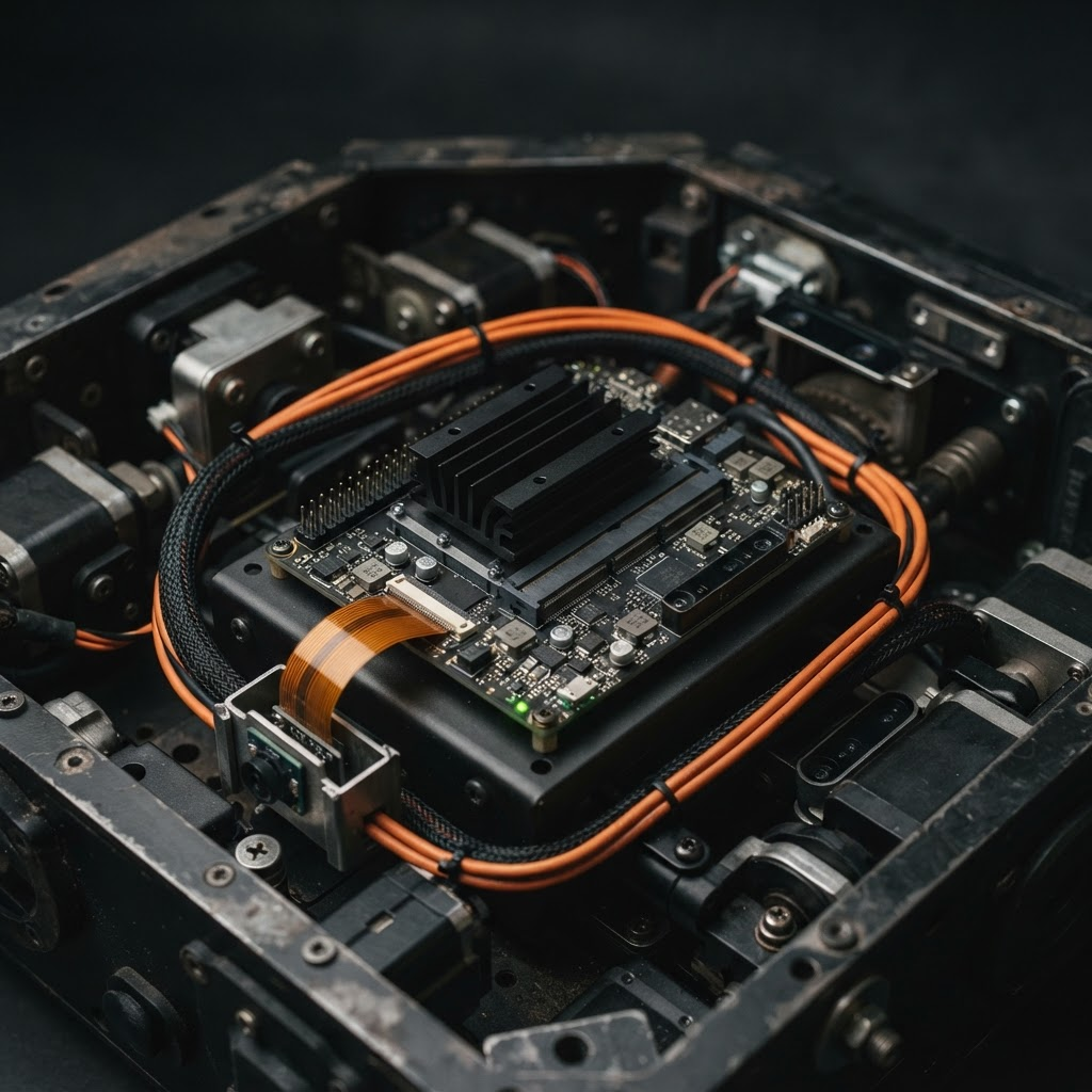 Edge computing board integrated into an autonomous system
